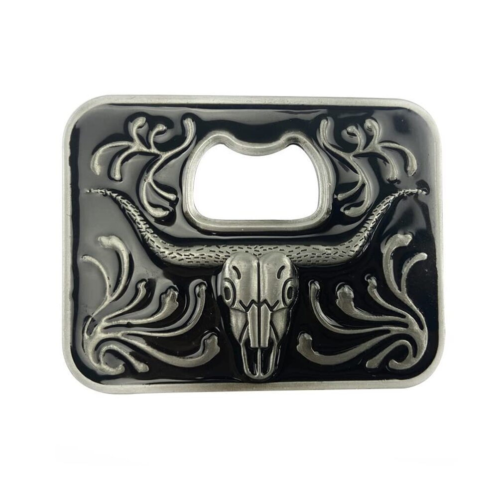 2888 DT Western Vintage Open Beer Bottle Opener Belt Buckle,Bottle Opener